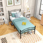 Platform metal bed frame