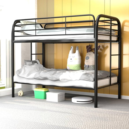 Twin over twin metal bunk bed