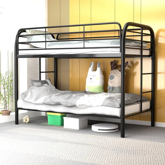 Twin over twin metal bunk bed