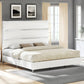 Velvet platform bed