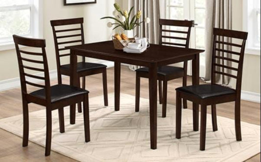 5 pcs wooden dining set