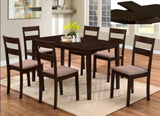 7 pcs wooden dining set