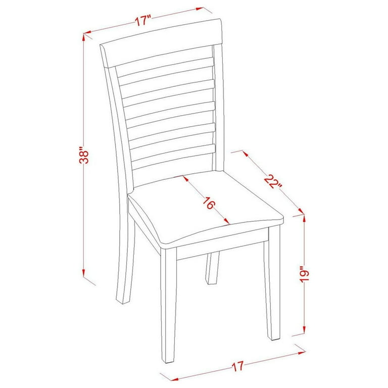 5 pcs wooden dining set