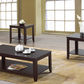 3 pcs wooden coffee table set