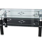 Glass coffee table