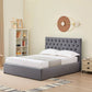 Velvet Upholstered Full Storage Bed Frame