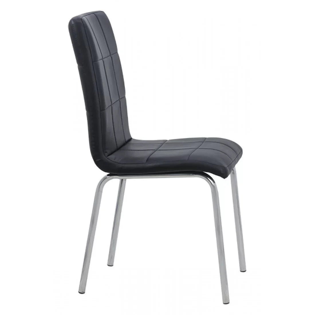 5 pcs marble dining table with leather chairs